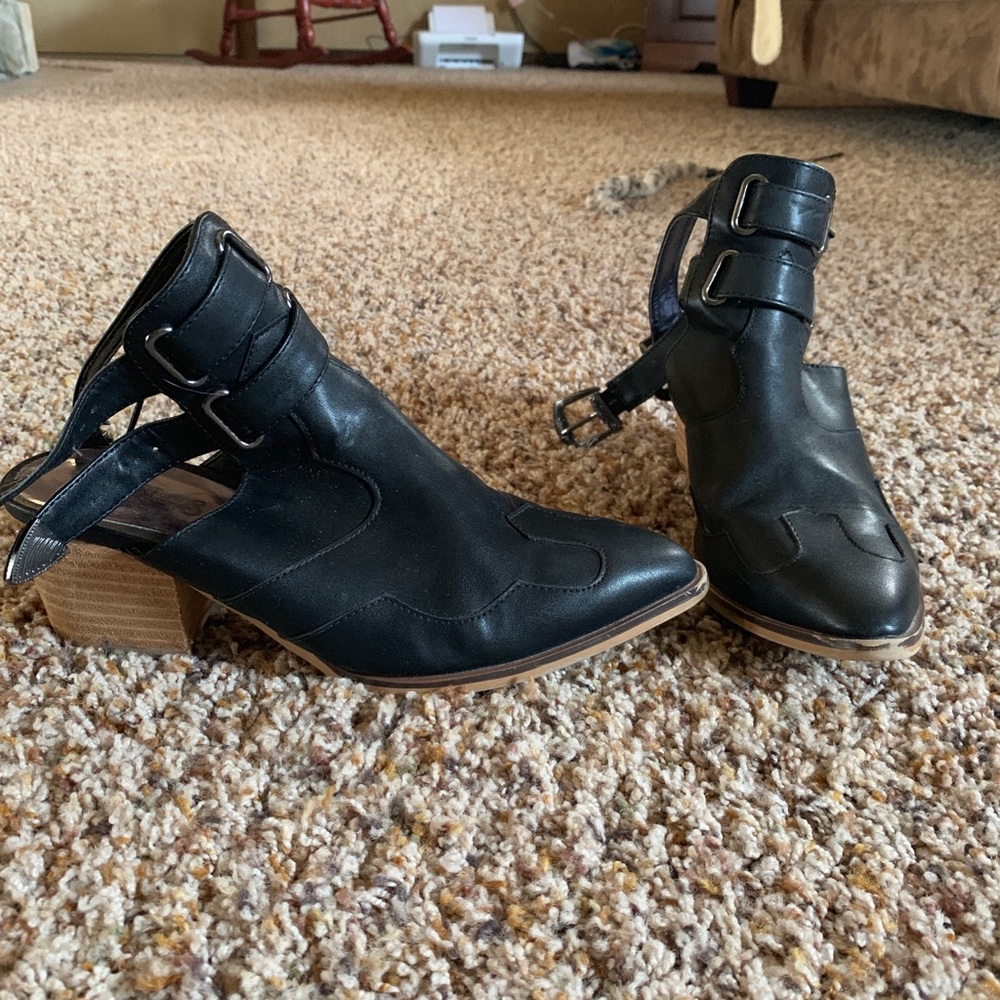 Booties with western flare